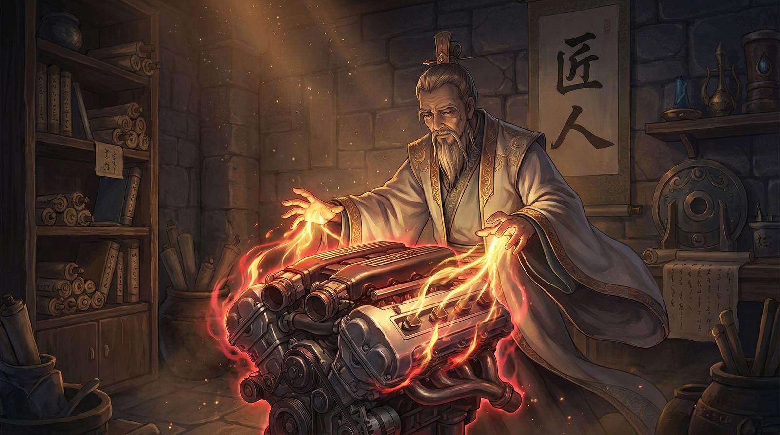 小马拉大车修车改装视频-发动机改装教程
